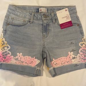 SO Apparel Denim Shorts